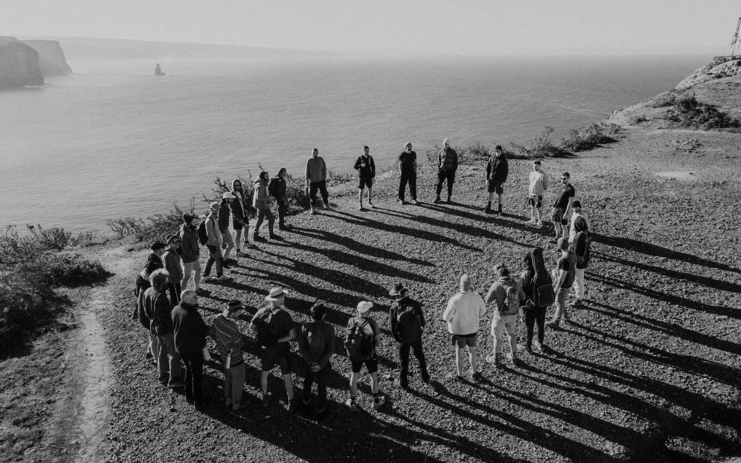 Fire ceremony during the gathering