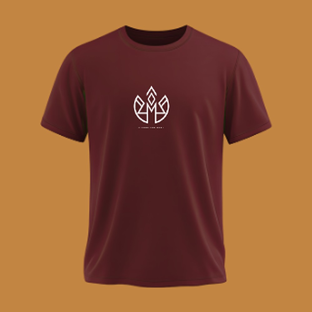 T-shirt Burgundy